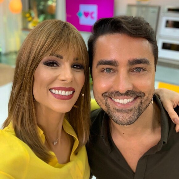 Ana Furtado dividiu apresentação do 'Mais Você' com Ricardo Pereira