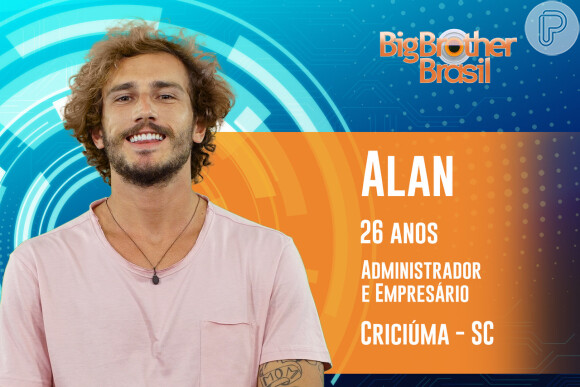 Alan, primeiro participante anunciado é de Santa Catarina e ama surfar