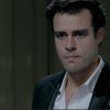 Enrico (Joaquim Lopes) confronta Claudio (José Mayer) após descobrir bissexualidade do pai