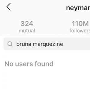 Neymar deixa de seguir Bruna Marquezine no Instagram