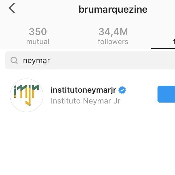 Bruna Marquezine dá unfollow em Neymar