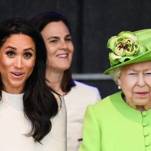 Na ocasião, Meghan Markle mostrou afinidade com a avó do noivo, Príncipe Harry