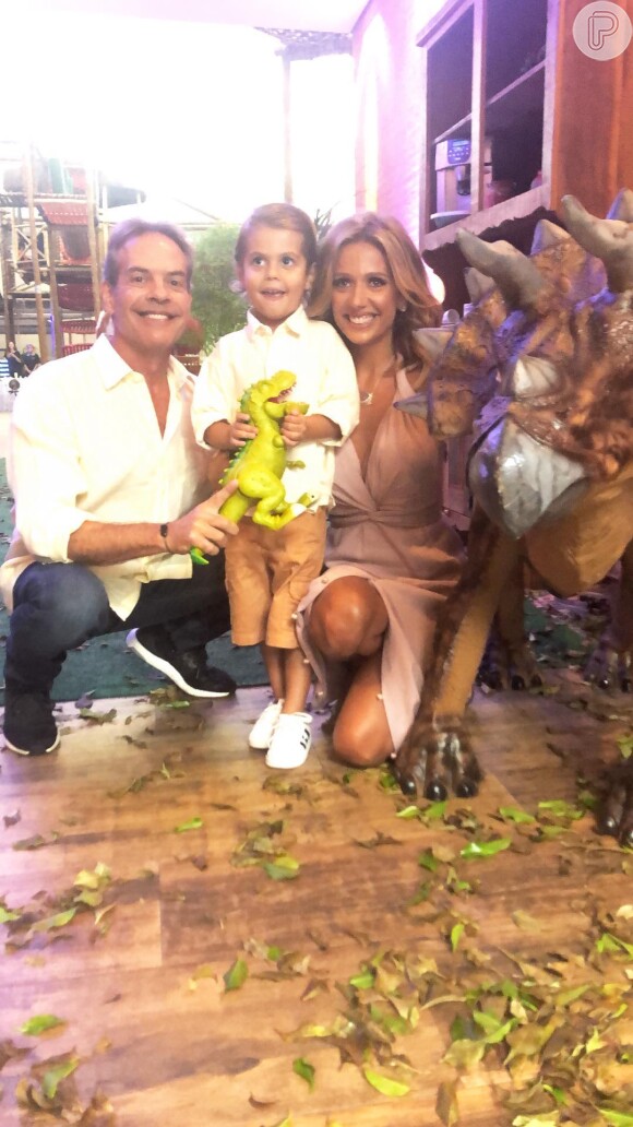 Luisa Mell comemora aniversário de quatro anos do filho com o marido, Gilberto Zaborowsky 
