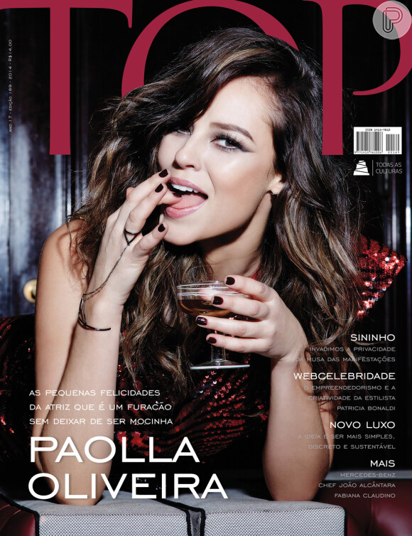 Paolla Oliveira é capa da revista 'Top Magazine', com ensaio inspirado no universo da feminista francesa Simone de Beauvoir