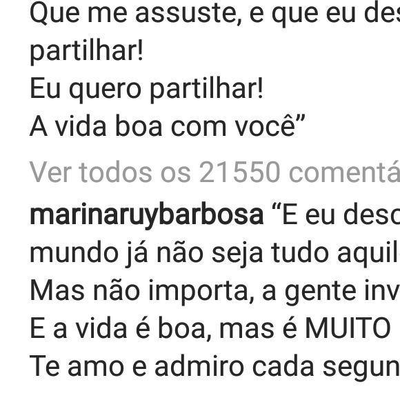Marina Ruy Barbosa responde mensagem do marido