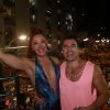 Claudia Raia e Jarbas Homem de Mello esbanjam alegria no trio de Ivete Sangalo