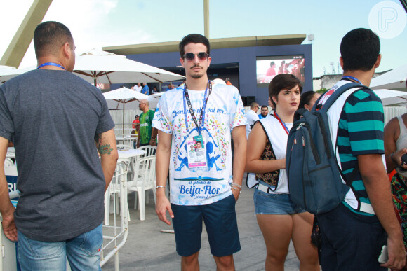 Enzo Celulari também marcou presença na apuração do Rio de Janeiro
