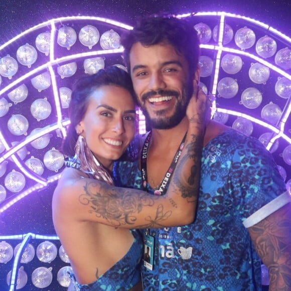 Casal sucesso do reality 'De Férias com o Ex', Ana Clara e André Coelho curtiram o Nosso Camarote, na Marquês de Sapucaí, na noite desta quarta-feira, 06 de março de 2019