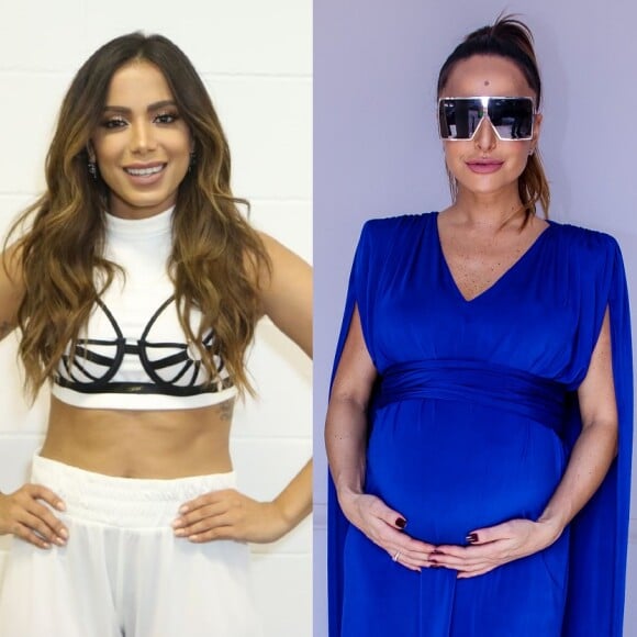 Na reta final da gravidez de Sabrina Sato, Anitta revelou que tinha sonhado com o parto da apresentadora