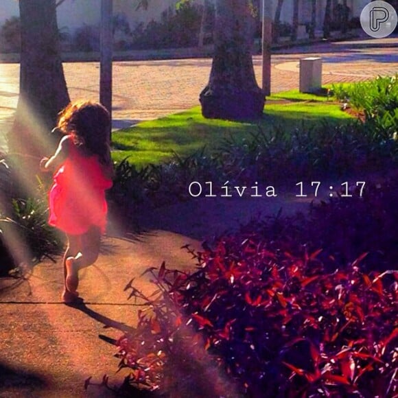 Otaviano Costa, pai de Olívia, adora compartilhar momentos da filha. Na foto, o apresentador publicou com a legenda: 'Tem hora pra tudo nesta vida'
