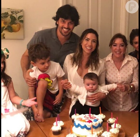 Patricia Abravanel comemorou o primeiro aniversário da filha, Jane, em janeiro de 2019