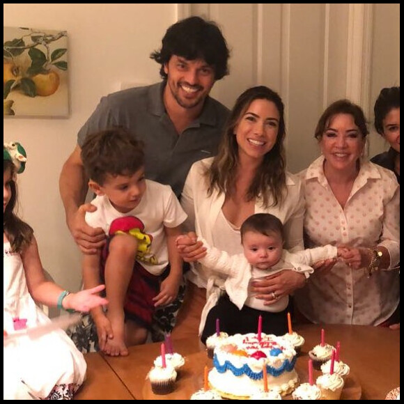 Patricia Abravanel comemorou o primeiro aniversário da filha, Jane, em janeiro de 2019
