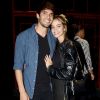 Kaká e a noiva, Carol Dias, prestigiaram o musical 'Rua Azusa' no Teatro Procópio Ferreira, em São Paulo, na noite desta sexta-feira, 5 de abril de 2019