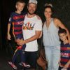 Fernanda Lima e Rodrigo Hilbert moram com o filhos, os gêmeos João e Francisco, desde 2017, nos Estados Unidos.
