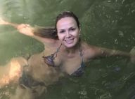 Dia de folga! De biquíni, Eliana toma banho de rio e encanta a web: 'Sereia!'