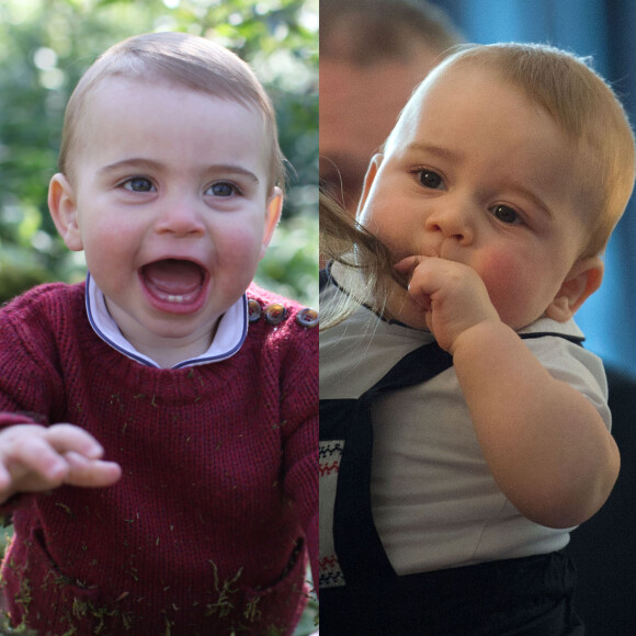 Os traços em comum entre Louis e o irmão mais velho, George, se destacaram nas fotos