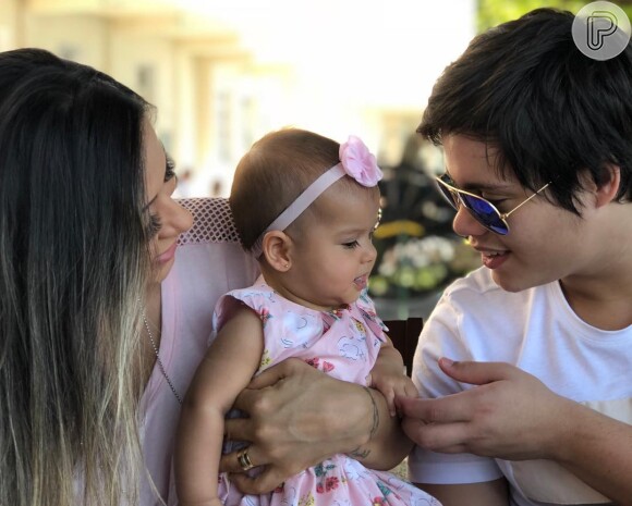 Mayra Cardi compartilhou foto dos filhos, Sophia e Lucas, na web
