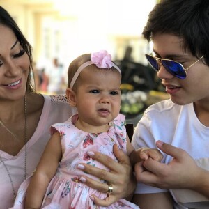 Mayra Cardi também é mãe de Lucas, fruto de uma relação anterior