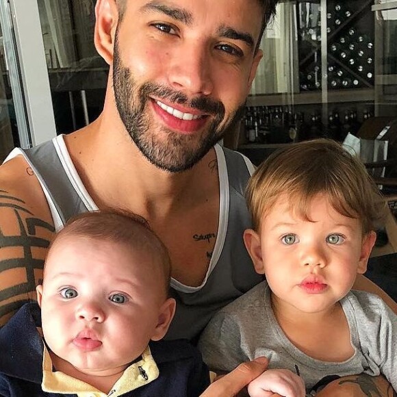 Gabriel é o filho mais velho de Gusttavo Lima e Andressa Suita; o casal também tem Samuel