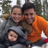 Milena Toscano e Pedro Ozores não dispensam os programas em família com o filho, João Pedro, de 8 meses