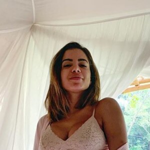 Anitta também deu show de estilo quando o assunto foi underwear: na foto, o conjunto de renda Hope é o protagonista