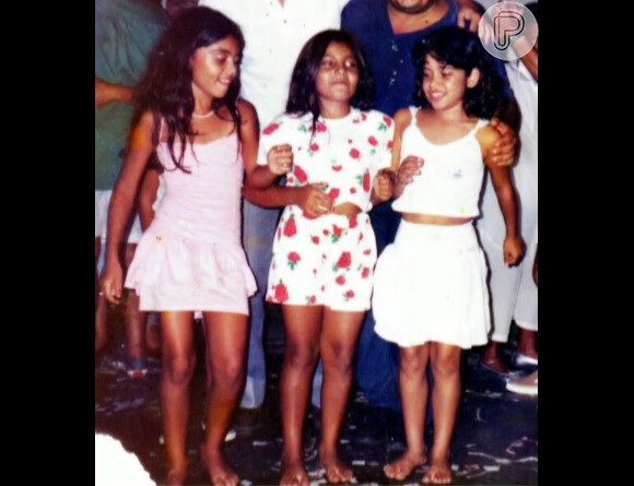 Juliana Paes teve fotos da infância reveladas no 'Encontro com Fátima Bernardes'
