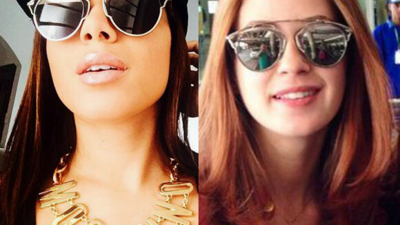 Anitta usa óculos Dior igual ao de Marina Ruy Barbosa e é elogiada no Facebook