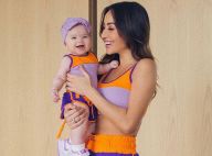 Sabrina Sato combina look fitness com a filha, Zoe: 'Só vai assistir o treino'