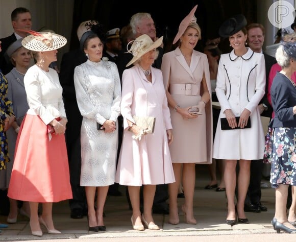 Kate Middleton participou do Order of the Garter Service nesta segunda-feira, dia 17 de junho de 2019, junto com outros membros da realeza