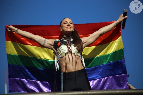 Mel C foi o grande nome internacional da Parada LGBT em São Paulo