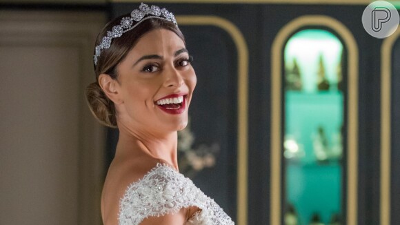 Juliana Paes vai se casar no capítulo que vai ao ar na segunda-feira na novela 'A Dona do Pedaço'