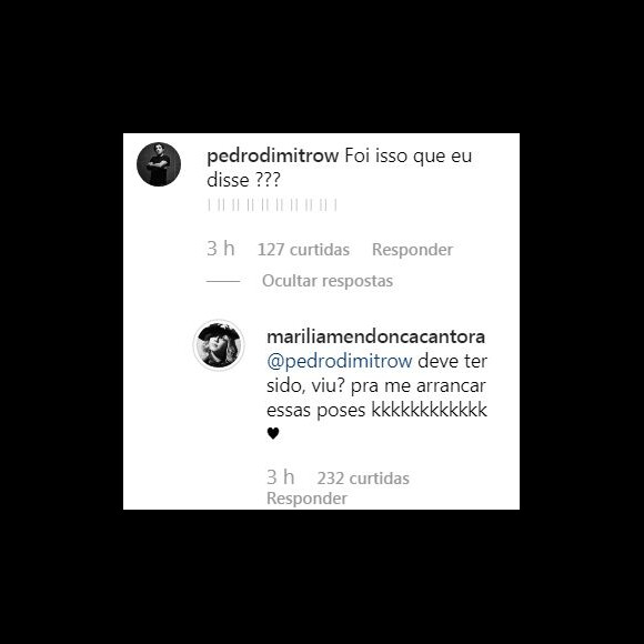 Marília Mendonça responde fãs em seu Instagram