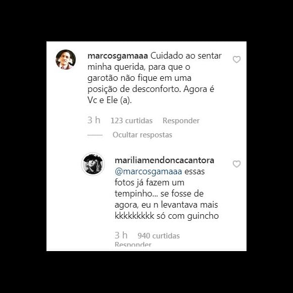 Marília Mendonça responde fãs em seu Instagram