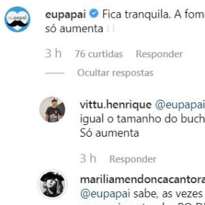 Marília Mendonça responde fãs em seu Instagram