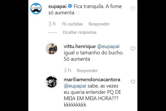 Marília Mendonça responde fãs em seu Instagram