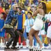 Anitta esbanjou sensualidade durante a apresentação na final da Copa América