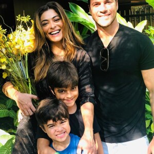 Juliana Paes não abre mão dos momentos em família quando tem folga da rotina de gravação