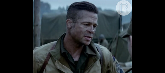 Brad Pitt é o protagonista de 'Corações de Ferro', filme que se passa durante a Segunda Guerra Mundial