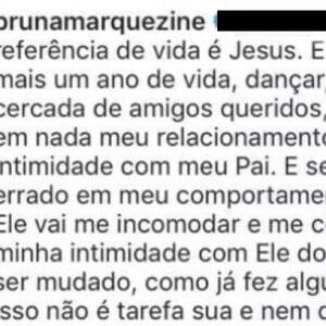 Bruna Marquezine rebate internauta sobre religião