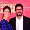 Thaila Ayala retribuiu declaração do noivo, Renato Góes: 'Eu também (te amo)'