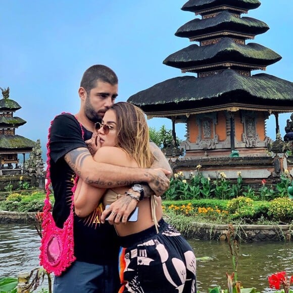 Anitta e Pedro Scooby assumiram o romance em junho deste ano, durante uma viagem do casal a Bali, na Indonésia 