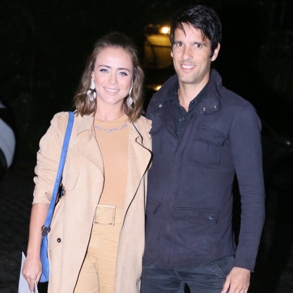 Juliana Silveira e o marido, John Vergara, prestigiam festa de 48 anos de Luciano Huck, realizada em mansão do apresentador do 'Caldeirão', no Rio de Janeiro, nesta terça-feira, 03 de setembro de 2019