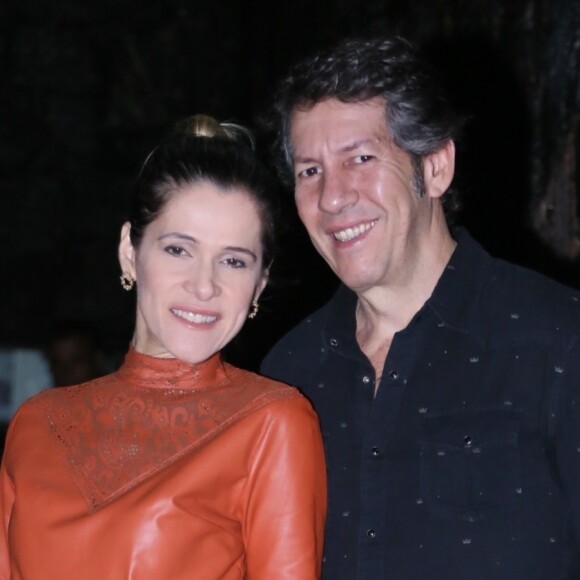 Ingrid Guimarães, a Silvana Nolasco de 'Bom Sucesso', prestigia festa de 48 anos de Luciano Huck, realizada em mansão do apresentador do 'Caldeirão', no Rio de Janeiro, nesta terça-feira, 03 de setembro de 2019