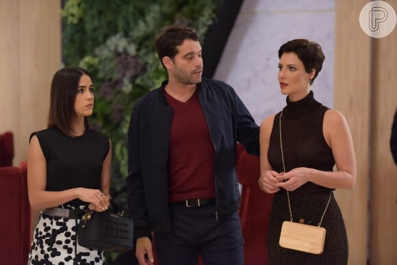 Na novela 'Topíssima', Sophia (Camila Rodrigues) recusa ver novamente Lima (Guilherme Winter) apesar de Angélica (Pérola Faria) insistir no capítulo de quinta-feira, 19 de setembro de 2019