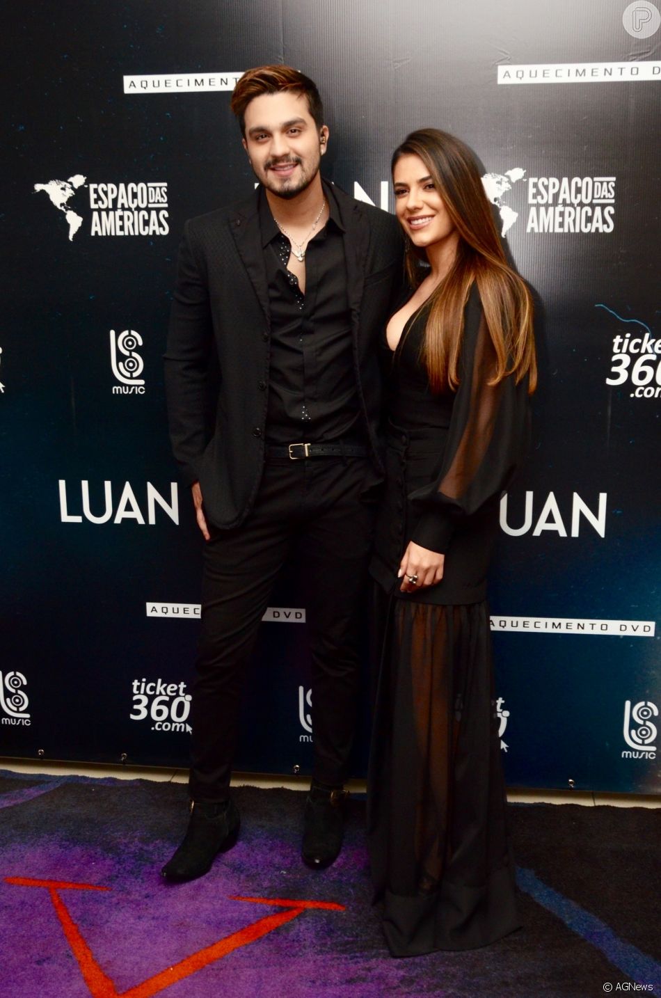 Jade Magalhães e Luan Santana ficaram noivos em viagem romântico ...