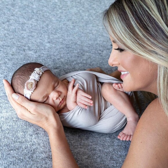 Ticiane Pinheiro vem compartilhando momentos com a filha Manuella