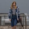 Conjuntinho jeans: jaqueta com babados e bermuda foram combinados em desfile da Chanel para Paris Fashion Week