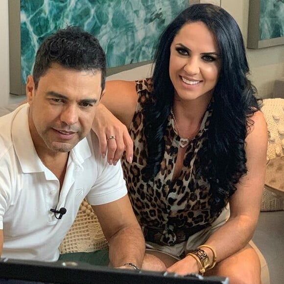 Zezé Di Camargo contou que a noiva, Graciele Lacerda, tem preferência por ser mãe de menina