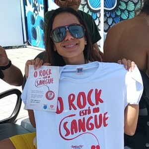 Anitta chegou para se apresentar pela primeira vez no Rock in Rio, neste sábado, 5 de outubro de 2019