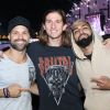 Gabigol se encontrou com Diego e Filipe Luís no Rock in Rio